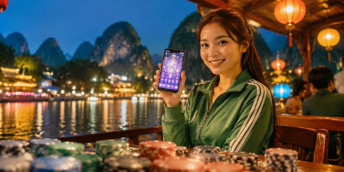 Khách chơi nạp tiền trên điện thoại tại chợ đêm Ninh Bình